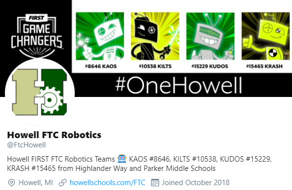 Howell FTC Twitter